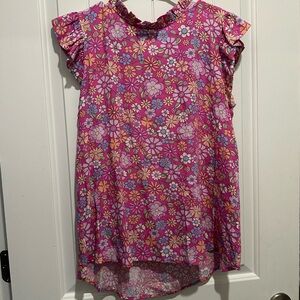 Les Amis Floral shirt in Pink and Purple